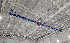 Кран-балка подвесная двухпролетная 5т пролет 12+12 м