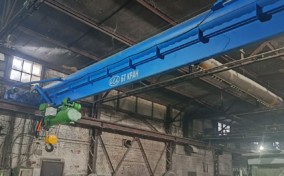 Кран мостовой электрический однобалочный опорный г/п 10 т (с запасом прочности до 16 т) пролет 11 м