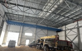 Кран-балка опорная 10т, пролет 23,5 м. Доставка и монтаж г.Домодедово, Московской области.